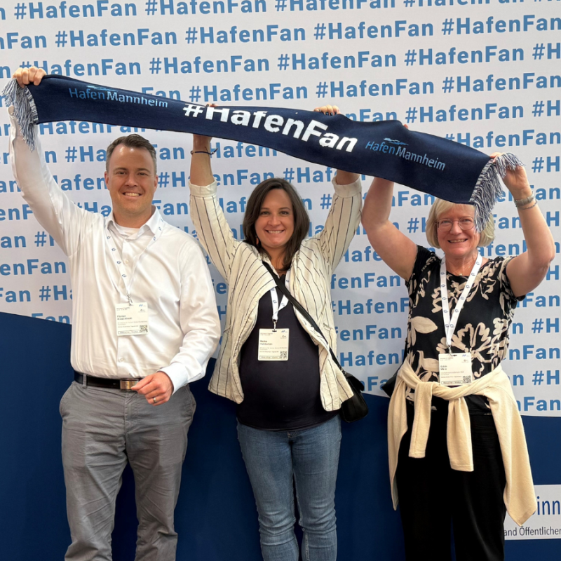Florian Kraschinski, Meike Hubberten, Edith Werz Hafen Mannheim