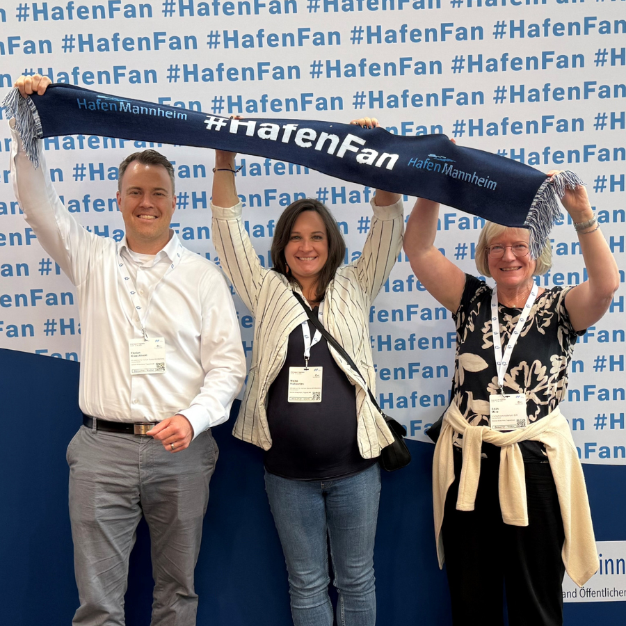 Florian Kraschinski, Meike Hubberten, Edith Werz Hafen Mannheim