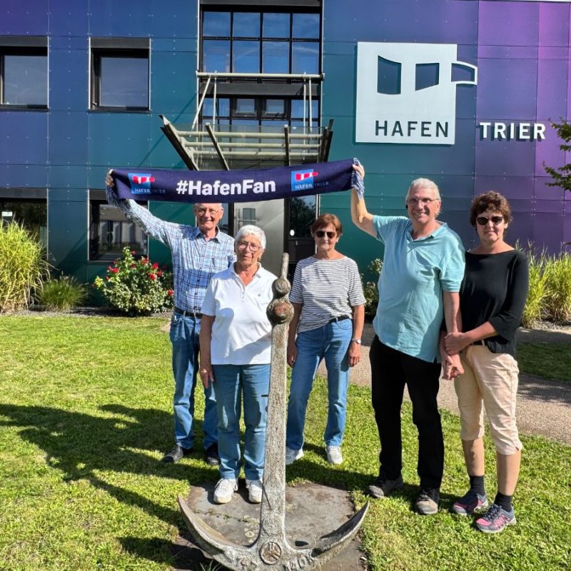 Hafenführung im Hafen Trier