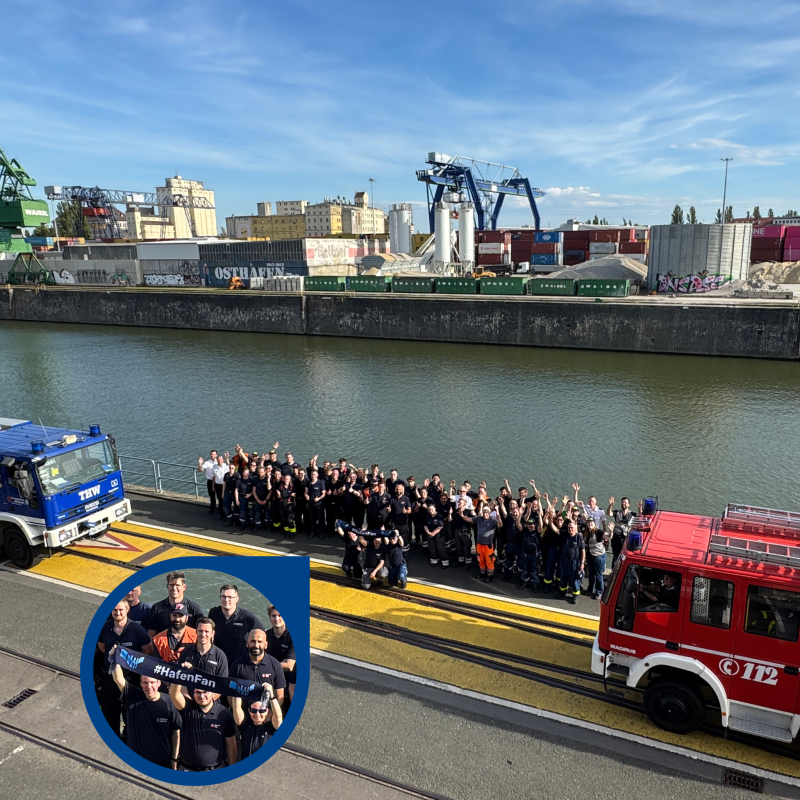 Branddirektion, das THW, die Freiwillige Feuerwehr, Rettungsdienste und die Arbeitsgemeinschaft der Frankfurter Hilfsorganisationen