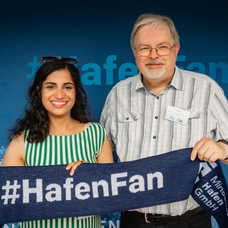 Schahina Gambir, Deutscher Bundestag Bundestagsfraktion Bündnis 90/DIE GRÜNEN und Peter Ibe, Bündnis 90/DIE GRÜNEN Kreisverband Minden-Lübbecke